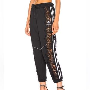 Adidas by Stella McCartney Lace Trim Sweat Pants